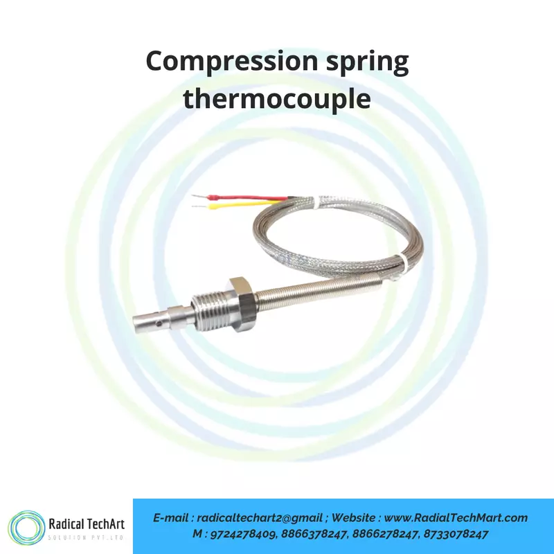 Compression Spring Thermocouple Sensor