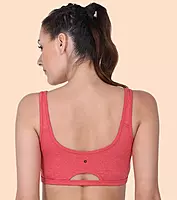 ENAMOR Low Impact Women's Cotton Everyday Sports Bra - All Day Comfort, Non Padded, Wirefree, High Coverage SBO6