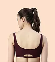 ENAMOR Low Impact Women's Cotton Everyday Sports Bra - All Day Comfort, Non Padded, Wirefree, High Coverage SBO6