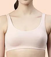 ENAMOR Low Impact Women's Cotton Everyday Sports Bra - All Day Comfort, Non Padded, Wirefree, High Coverage SBO6