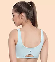 ENAMOR Low Impact Women's Cotton Everyday Sports Bra - All Day Comfort, Non Padded, Wirefree, High Coverage SBO6