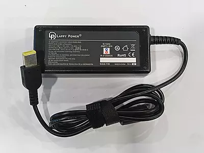 Laptop Adapter compatible for LENOVO (65W 3.25A 20V) Slim Tip Yellow USB Pin