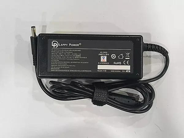 Laptop Adapter compatible for DELL (65W 3.34A 19.5V) Small Pin - 4.5mm x 3.0mm Pin