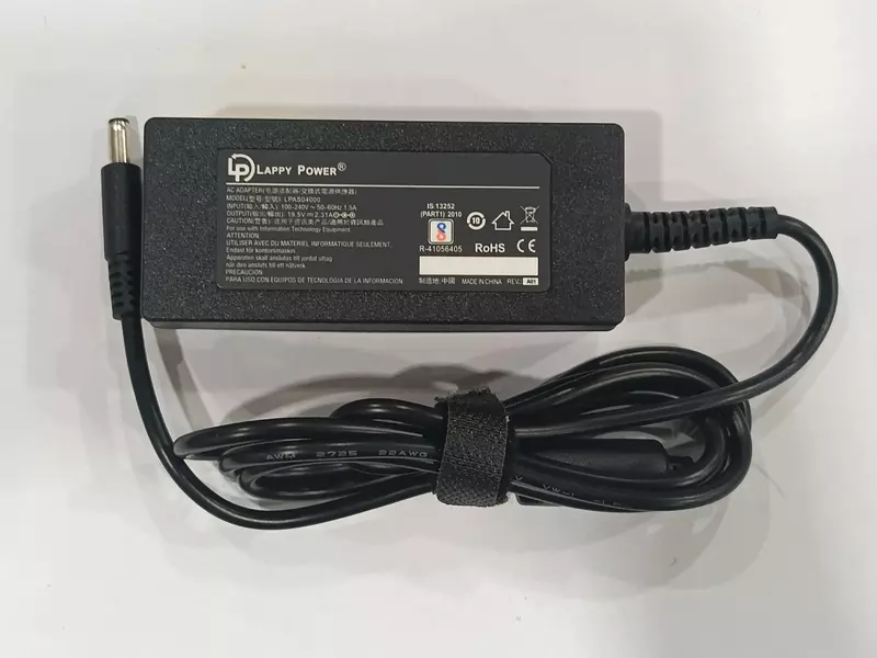 Laptop Adapter compatible for DELL (45W 2.31A 19.5V) Small Pin - 4.5mm x 3.0mm Pin