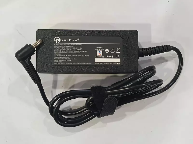 Laptop Adapter compatible for ASUS (45W 2.37A 19V) - 4.0mm x 1.35mm Pin