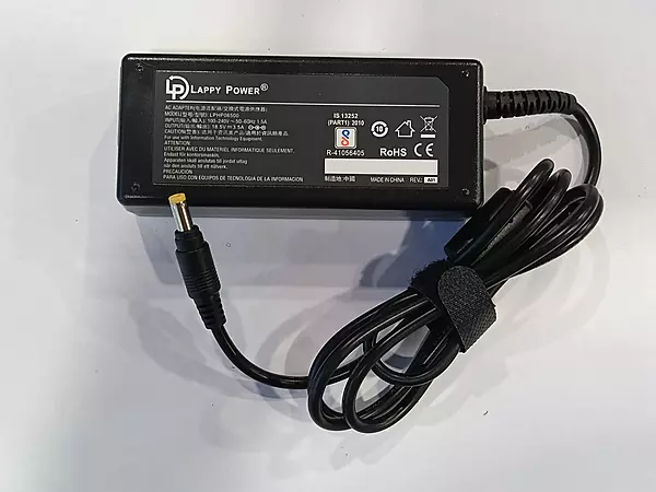 Laptop Adapter compatible for HP (65W 3.5A 18.5V) - 4.8mm x 1.7mm Pin