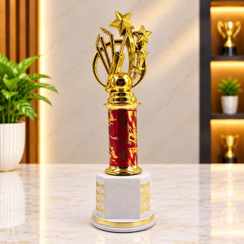 RC-PW1421 B GOLD RED 32CM