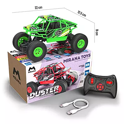 Mirana Duster 2WD All-Terrain Remote Pack | High-Speed Off-Road Racing Car
