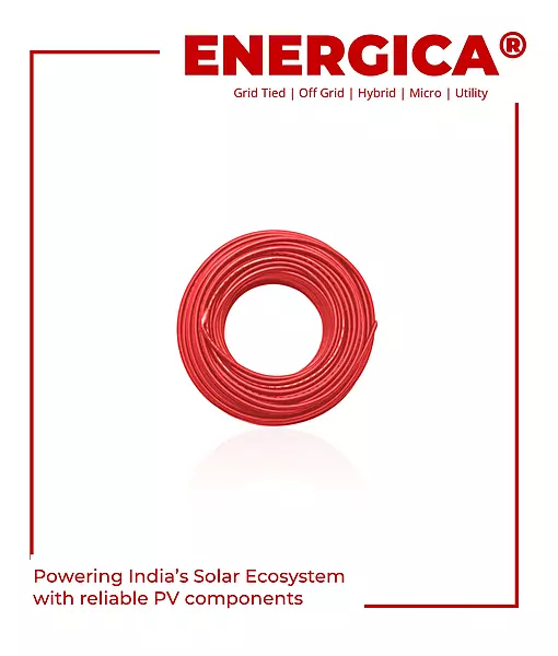 DC Cable 4 sq.mm Red Polycab