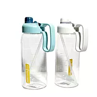 Motivational Water Bottle With a Straw and Handle