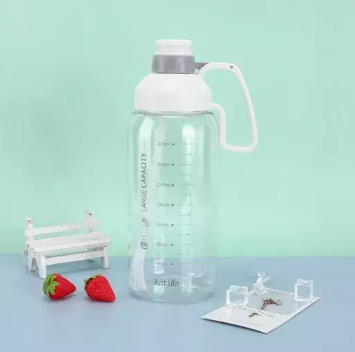 Motivational Water Bottle  With a Straw and Handle