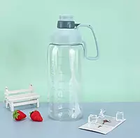 Motivational Water Bottle With a Straw and Handle