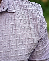 Rawscal Men’s Textured Solid Shirt | Full Sleeves | Slim Fit | Casual & Party Wear