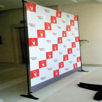 ADJUSTABLE BACKDROP STAND