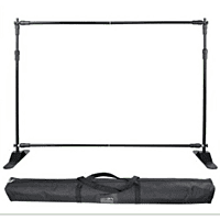 ADJUSTABLE BACKDROP STAND
