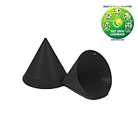 Cone Pot | 4.5 Inch Plastic Planter | Indoor & Balcony Planter
