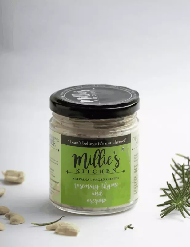 Rosemary Thyme and Oregano Soft Cheese - Vegan