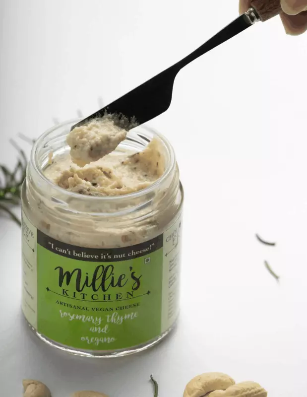 Rosemary Thyme and Oregano Soft Cheese - Vegan