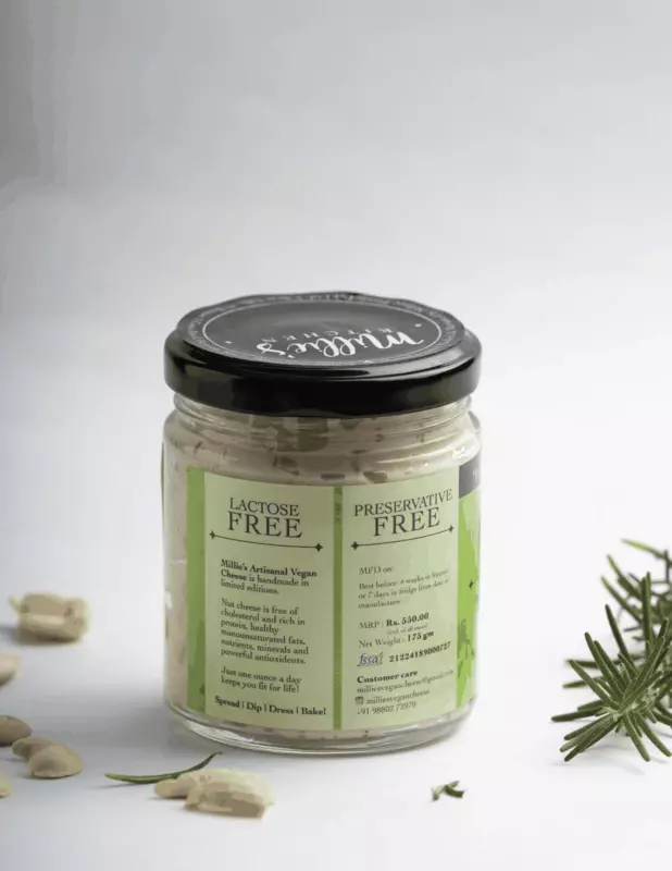 Rosemary Thyme and Oregano Soft Cheese - Vegan