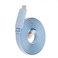 Rj-45 Male Console Cable, Debug Line, Compatible with Cisco, Routers/Switches for Laptop in Windows, Mac, Linux