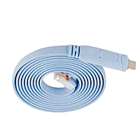 Rj-45 Male Console Cable, Debug Line, Compatible with Cisco, Routers/Switches for Laptop in Windows, Mac, Linux