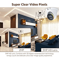 Dome Camera IP Camera (Indoor) | Smart Dome Camera,Motion Detection, Rotating, Viewing via Mobile App, Low Illumination CMOS Image Sensor