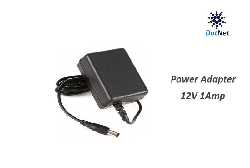 DOTNET POWER ADAPTOR 12V 1AMP