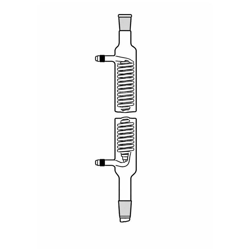 Double Coil Condensers with common inlet