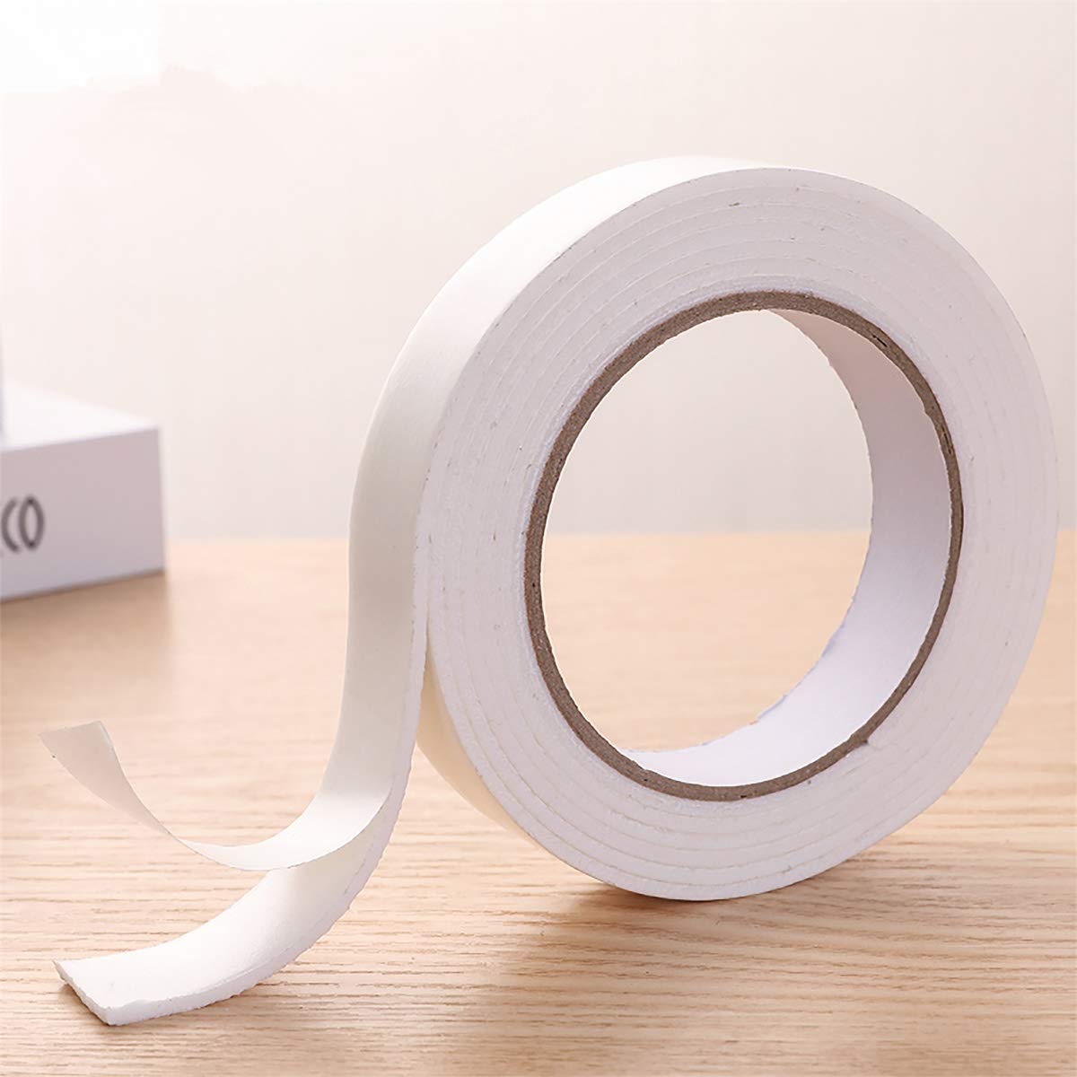 Mounting Tape Double Sided (1.7CM x 91.44CM) – Heat Resistant, Strong Adhesive, Waterproof & Shockproof Tape for Home, Office, Wall Hooks, Crafts, Décor & DIY Projects