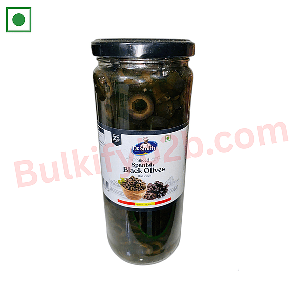 Dr Smith Olive Black Sliced 430g