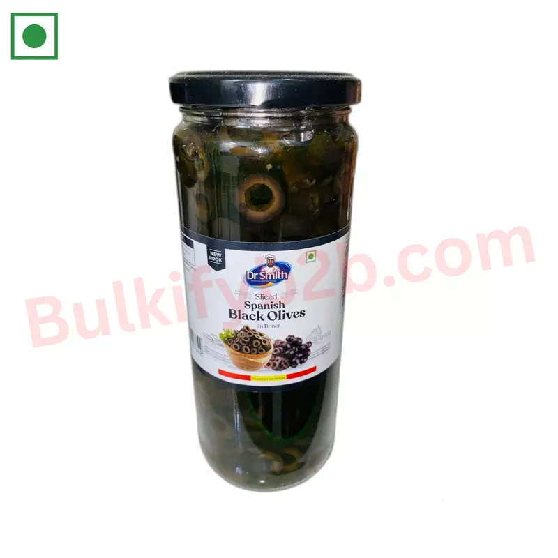 Dr Smith Olive Black Sliced 430g