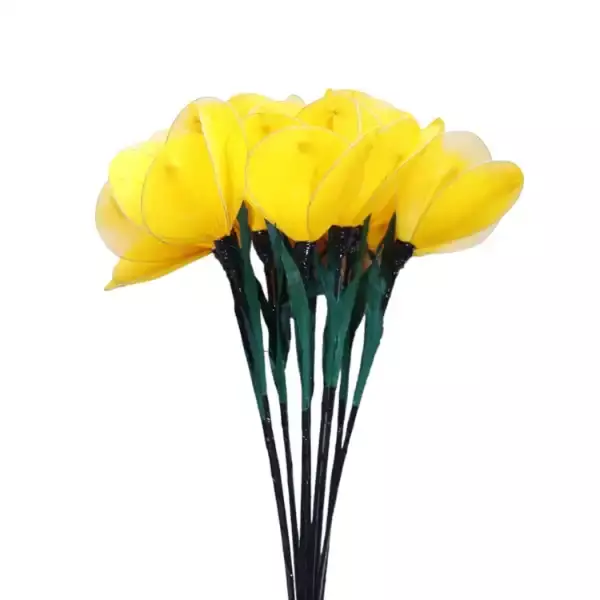 Decorative dried net flower stick for bouquet filler, eco-friendly floral arrangements