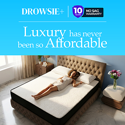 Neev 9 Inches Drowsie+ Mattress Under Exchange Neev 9 Inches Drowsie+ Mattress Under Exchange