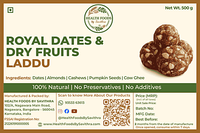 Royal Dates & Dry Fruits Laddu (500 g)