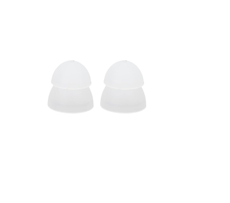 Dual Flange Eartips – Soft Silicone Replacement Earbuds Tips Dual Flange Eartips – Soft Silicone Replacement Earbuds Tips