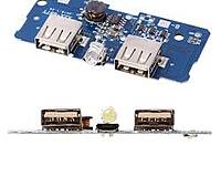 DIY Power Bank Module with Dual USB Output- 3.7V to 5V 2A with 18650 LiPo Charger