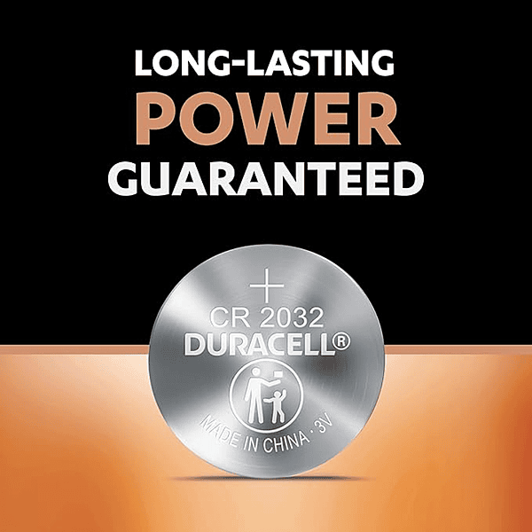 Duracell CR2032 Lithium Coin Cell Batteries – 3V Long Lasting Power