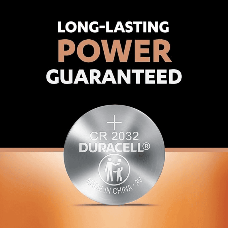 Duracell CR2032 Lithium Coin Cell Batteries – 3V Long Lasting Power