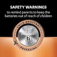 Duracell CR2032 Lithium Coin Cell Batteries – 3V Long Lasting Power