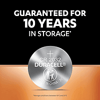 Duracell CR2032 Lithium Coin Cell Batteries – 3V Long Lasting Power