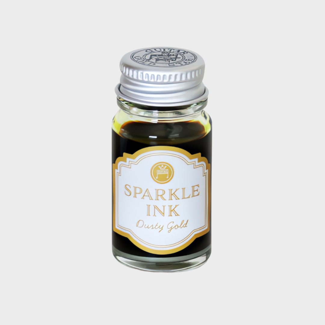 Teranishi Chemical | Ink | 12ml | Sparkle | Guitar | For Fountain Pen | Dusty Gold
