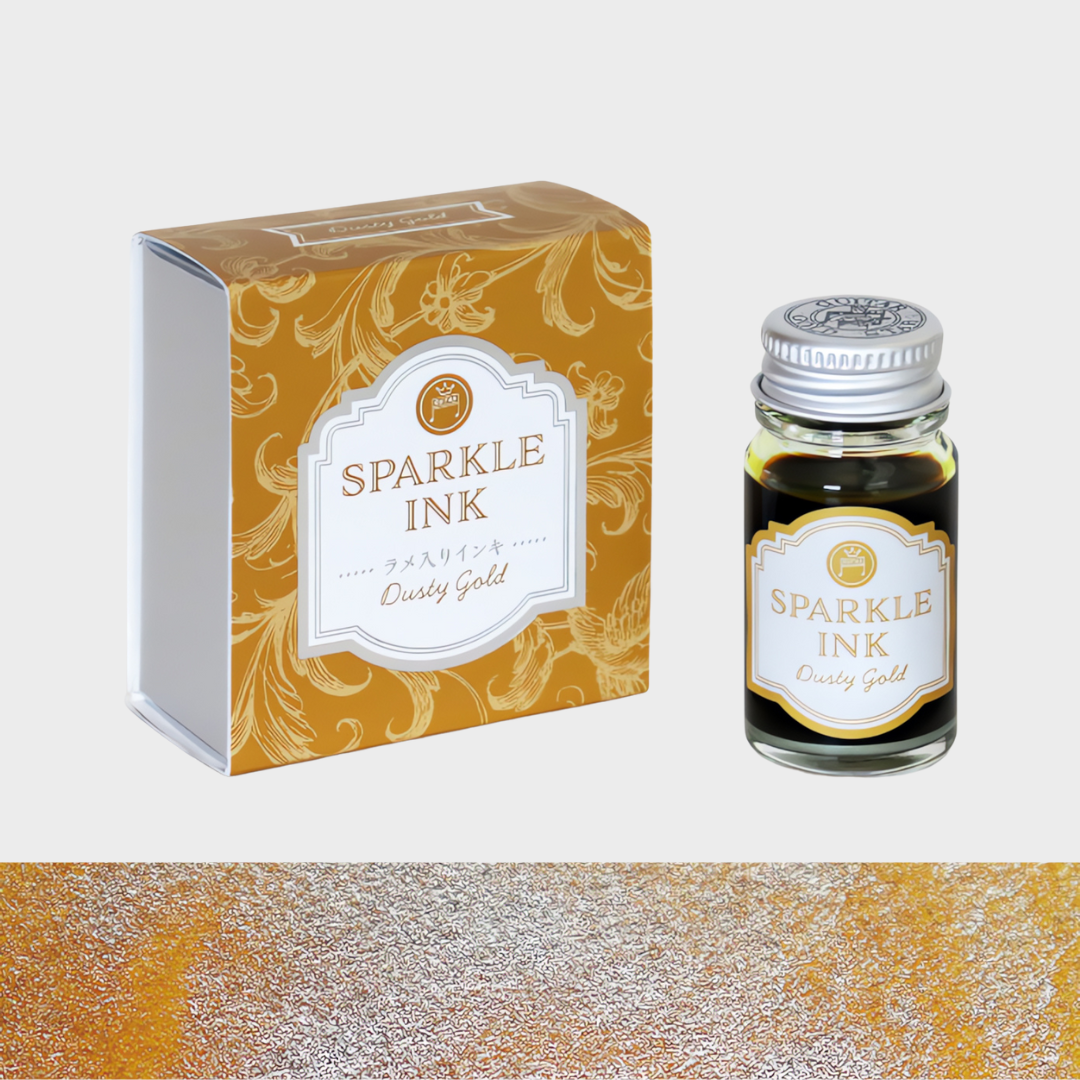 Teranishi Chemical | Ink | 12ml | Sparkle | Guitar | For Fountain Pen | Dusty Gold