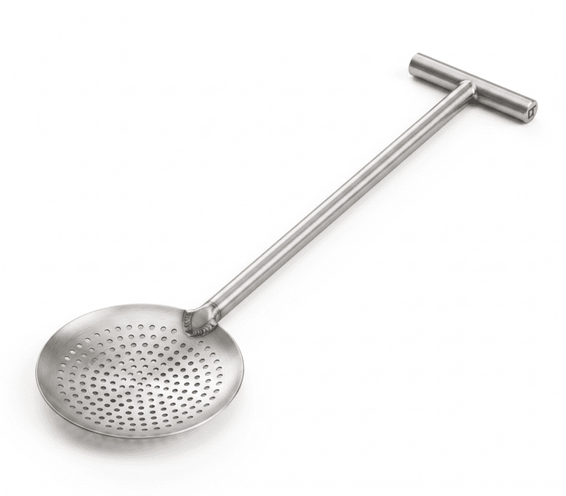 DynaSkim - SS Skimmer for Dross Cleaning, with Handle, Dia (mm):