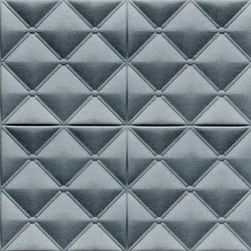 Grey E0011 Wall Stickers Panel Self Adhesive