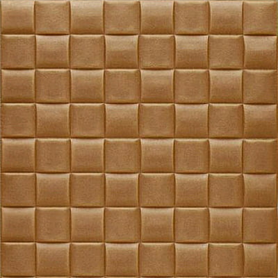Brown Mat Design Wall Stickers Panel Self Adhesive
