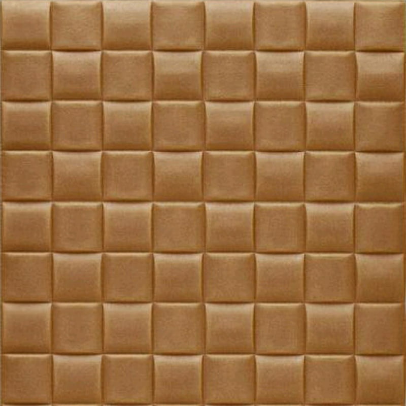 Brown Mat Design Wall Stickers Panel Self Adhesive Brown Mat Design Wall Stickers Panel Self Adhesive