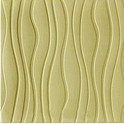 Beige Line Wall Stickers Panel Self Adhesive