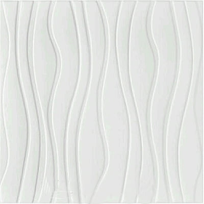 White Line Wall Stickers Panel Self Adhesive