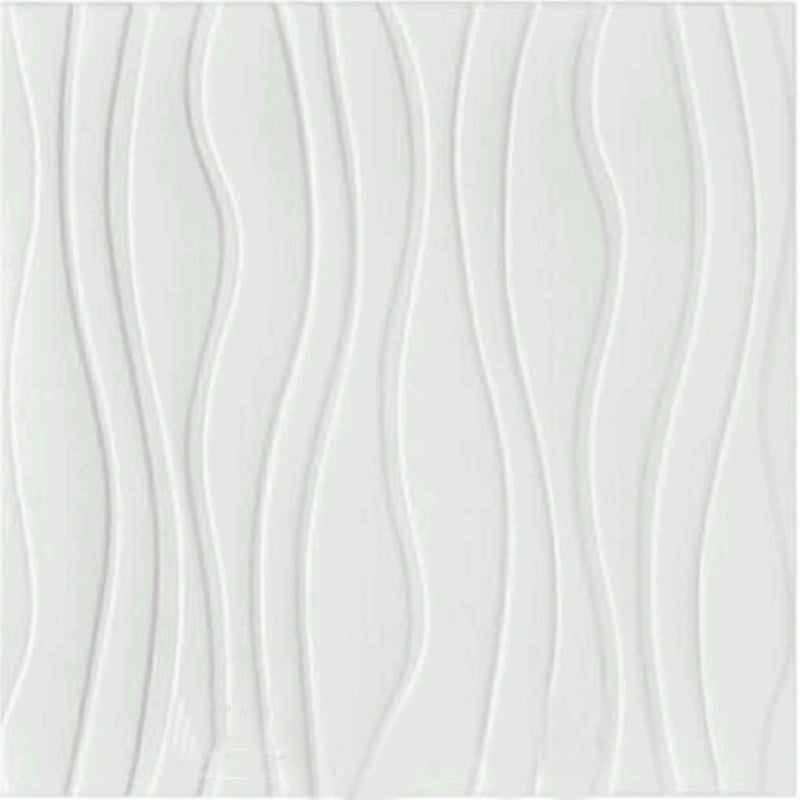 White Line Wall Stickers Panel Self Adhesive