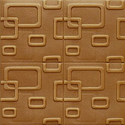 Brown Box Wall Stickers Panel Self Adhesive